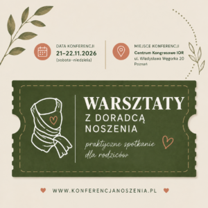 Warsztat chustowy dla rodziców - praktyka.